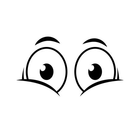 eye surprised look vision optical  icon. Isolated and flat illustration. Vector graphicのイラスト素材