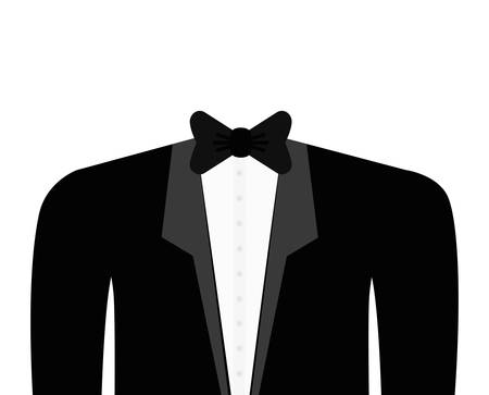 cloth suit necktie male man icon. Isolated and flat illustration. Vector graphicのイラスト素材
