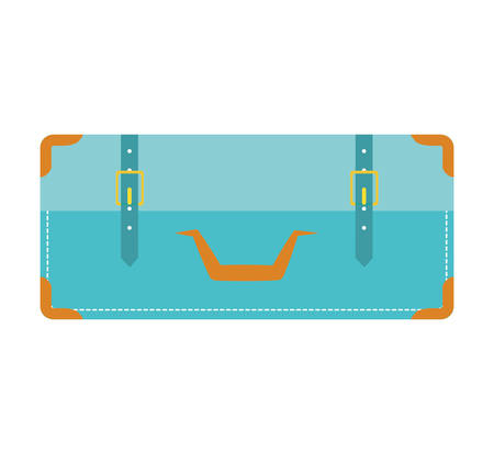 suitcase baggage luggage bag travel trip icon. Isolated and flat illustration. Vector graphicのイラスト素材