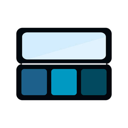 eye shadows make up style product icon. Isolated and flat illustration. Vector graphicのイラスト素材