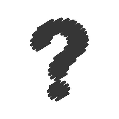 question mark ask why icon. Isolated and flat illustration. Vector graphicのイラスト素材