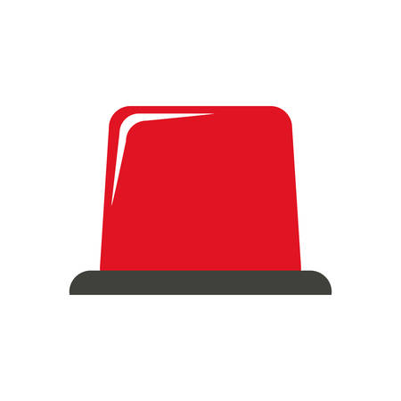 alarm industrial security safety icon. Isolated and flat illustrationのイラスト素材