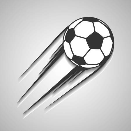 Ball icon. Soccer sport and hobby theme. Isolated design. Vector illustrationのイラスト素材