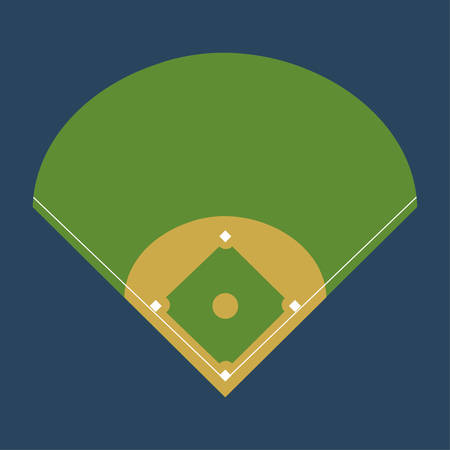 League icon. baseball sport competition and hobby theme. Colorful design. Vector illustrationのイラスト素材