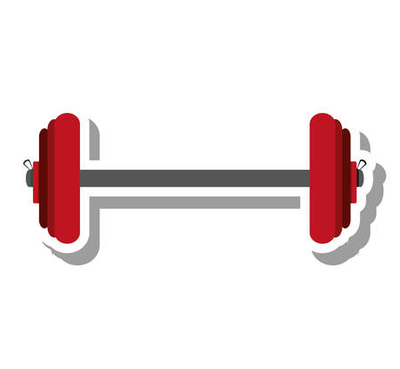 weight lifting equipment isolated icon vector illustration designのイラスト素材