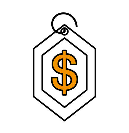 price commerce tag isolated icon vector illustration designのイラスト素材