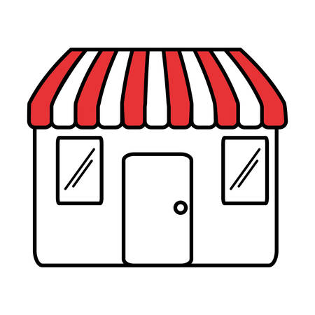 store building isolated icon vector illustration designのイラスト素材