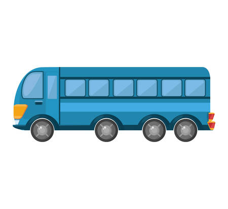 bus public transport isolated icon vector illustration designのイラスト素材