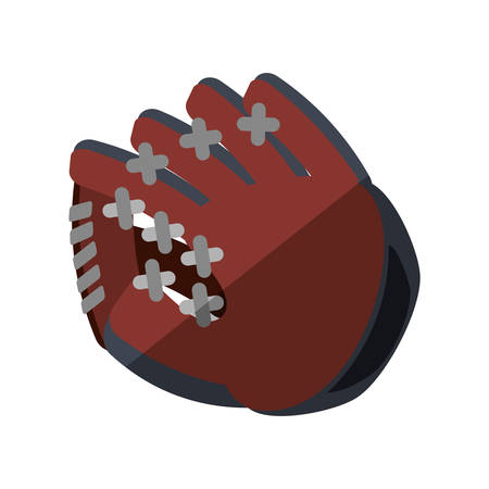 baseball catcher glove isolated icon vector illustration designのイラスト素材