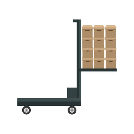 cart delivery service icon vector illustration designのイラスト素材