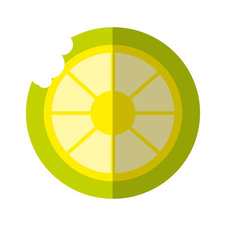 lemon citrus fruit isolated icon vector illustration designのイラスト素材