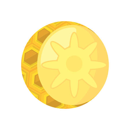 pineapple fresh fruit isolated icon vector illustration designのイラスト素材