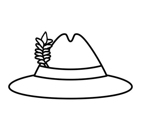 Irish hat isolated icon vector illustration designのイラスト素材