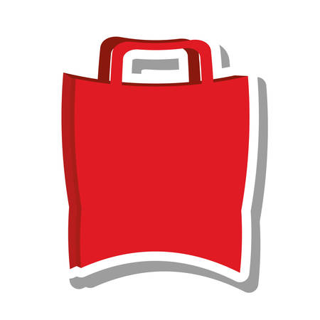 shopping bag market isolated icon vector illustration designのイラスト素材