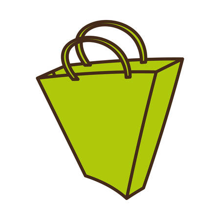 shopping bag market isolated icon vector illustration designのイラスト素材