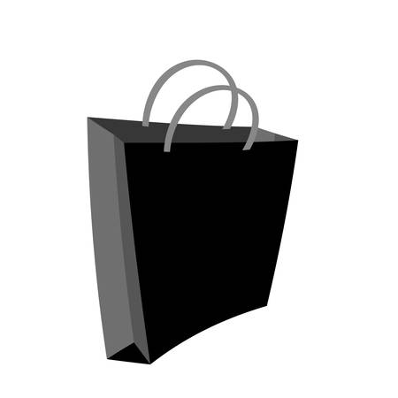 shopping bag market isolated icon vector illustration designのイラスト素材