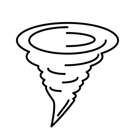 twister climate symbol isolated icon vector illustration designのイラスト素材