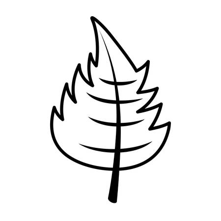 leaf autumn isolated icon vector illustration designのイラスト素材