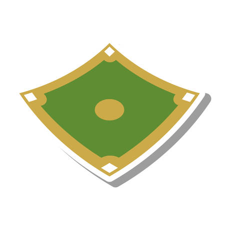 camp diamond baseball sport vector illustration designのイラスト素材