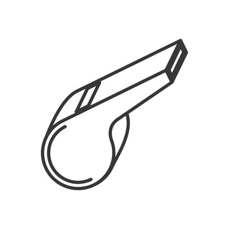 whistle referee isolated icon vector illustration designのイラスト素材