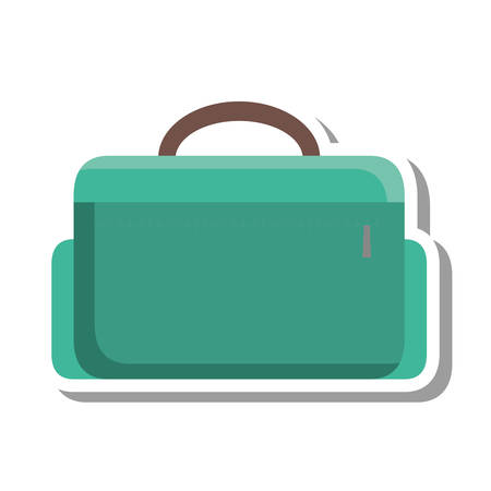 suitcase travel isolated icon vector illustration designのイラスト素材