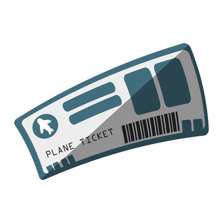 flight ticket isolated icon vector illustration designのイラスト素材