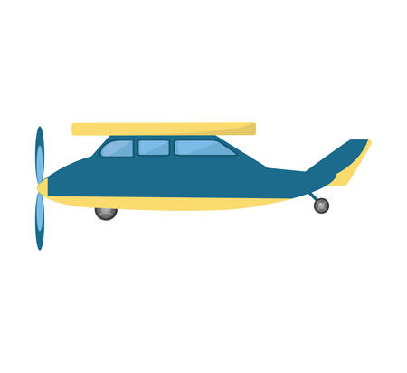 airplane vehicle flying isolated icon vector illustration designのイラスト素材