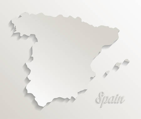 Map icon. Spain europe travel and landmark theme. Isolated design. Vector illustrationのイラスト素材