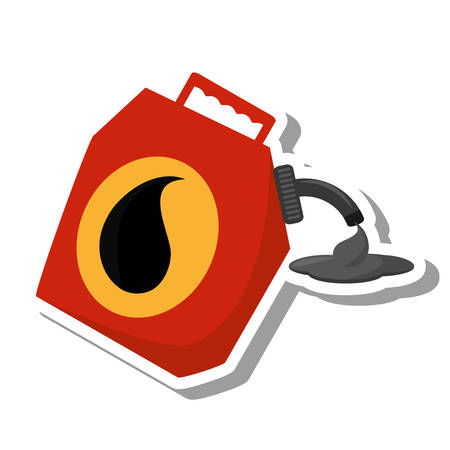 oil galon isolated icon vector illustration designのイラスト素材