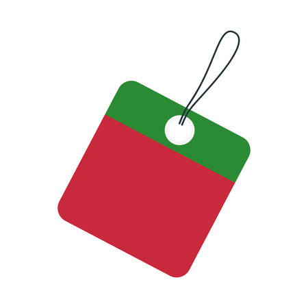commercial tag hanging isolated icon vector illustration designのイラスト素材