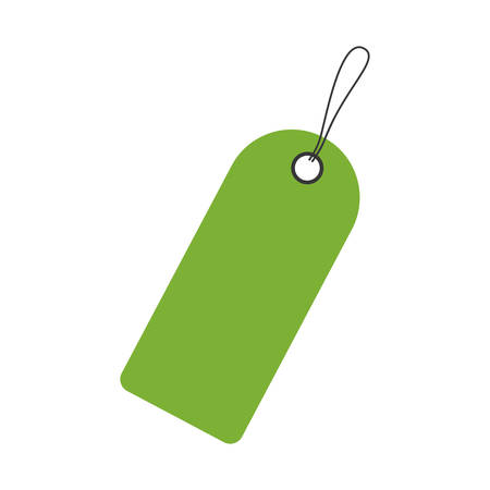 commercial tag hanging isolated icon vector illustration designのイラスト素材