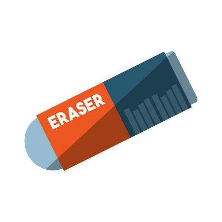 eraser school supply isolated icon vector illustration designのイラスト素材