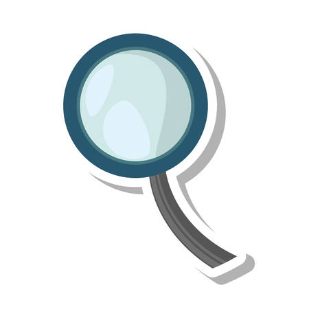 search magnifying glass isolated icon vector illustration designのイラスト素材