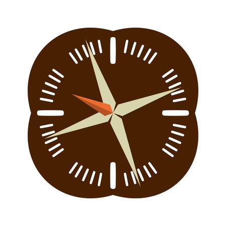 compass guide device isolated icon vector illustration designのイラスト素材