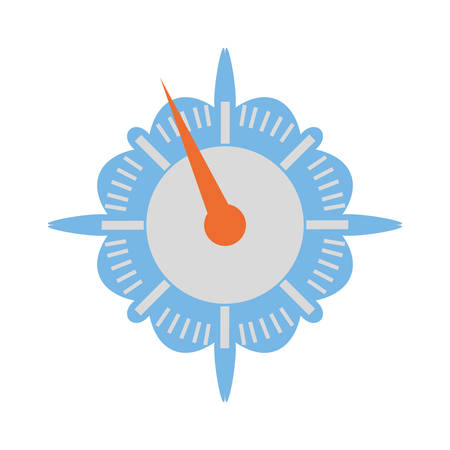 compass guide device isolated icon vector illustration designのイラスト素材