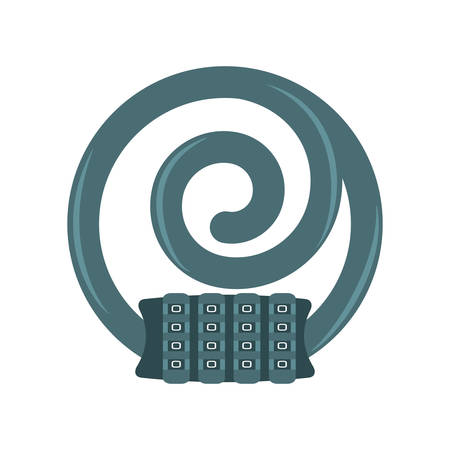 security chain with password vector illustration designのイラスト素材