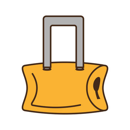 security padlock isolated icon vector illustration designのイラスト素材