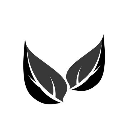 leafs ecology symbol isolated icon vector illustration designのイラスト素材