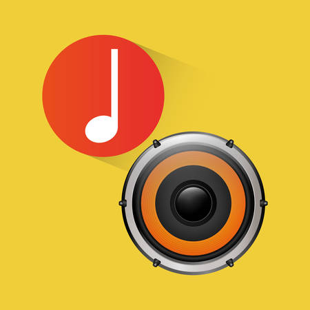 Speaker music sound icon vector illustration graphic designのイラスト素材