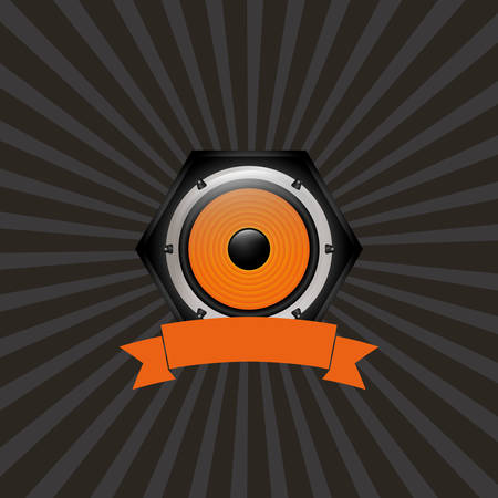 Speaker music sound icon vector illustration graphic designのイラスト素材