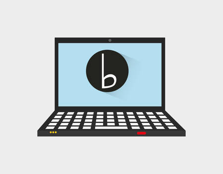 Music computer technology icon vector illustration graphic designのイラスト素材