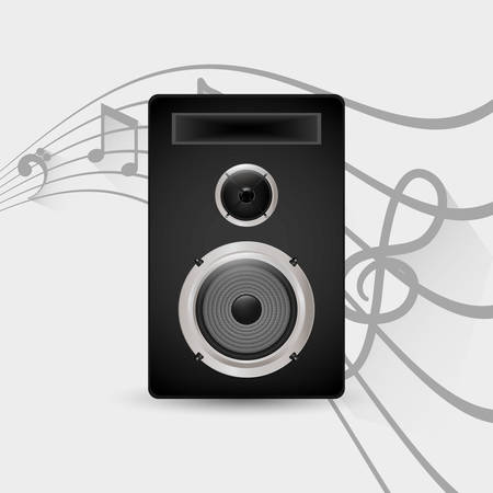 Speaker music sound icon vector illustration graphic designのイラスト素材