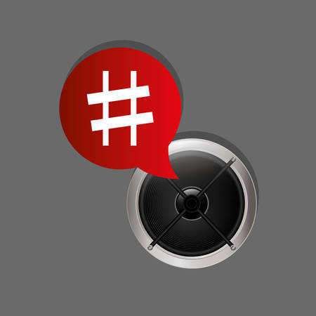 Speaker music sound icon vector illustration graphic designのイラスト素材