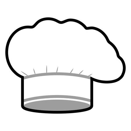 chef hat uniform isolated icon vector illustration designのイラスト素材