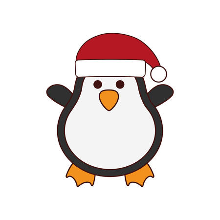 cute penguin character isolated icon vector illustration designのイラスト素材