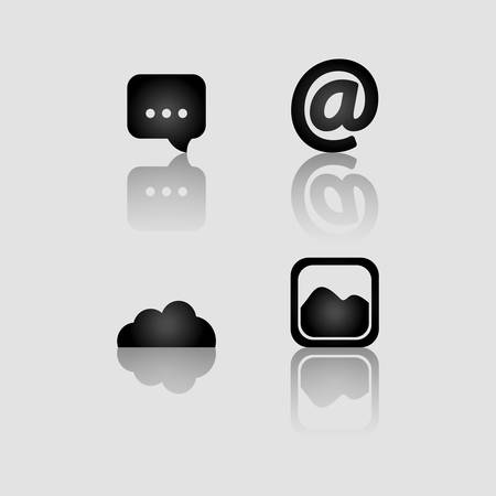 Social media networking icon vector illustration graphic designのイラスト素材