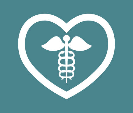 Medical healthcare service icon vector illustration graphic designのイラスト素材