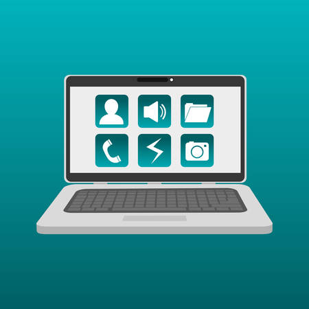 Mobile app technology icon vector illustration graphic designのイラスト素材