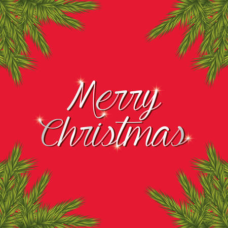 Merry christmas card icon vector illustration graphic designのイラスト素材