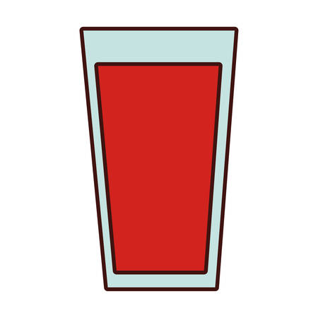 Cocktail glass icon. Alcohol drink bar and beverage theme. Isolated design. Vector illustrationのイラスト素材